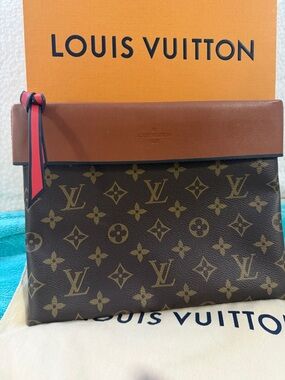 RARE Louis Vuitton Tuileries Clutch Monogram Pochette | Discounted ✨ Collector